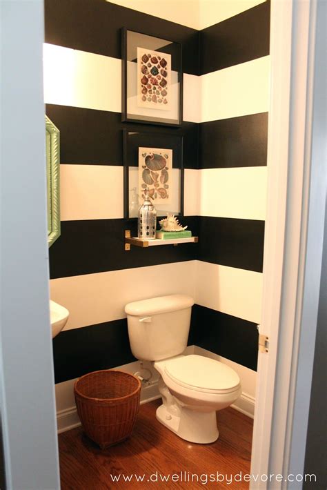 black and white striped bathroom|black and white traditional bathrooms.